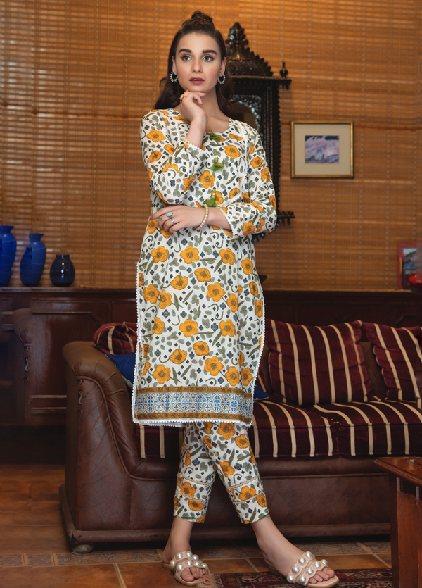IS2PCV3-15 Identic Sepertes 2 piece Vol 3 Summer Lawn by Regalia Textiles
