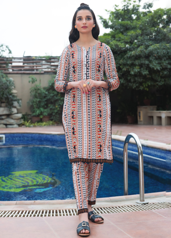 IS2PCV3-2 Identic Sepertes 2 piece Vol 3 Summer Lawn by Regalia Textiles