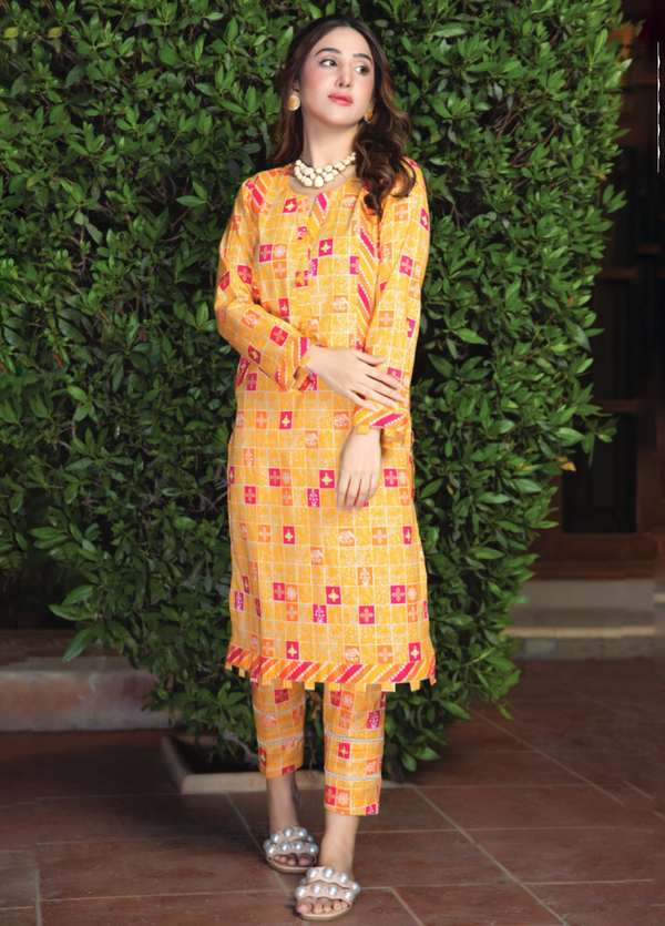 IS2PCV3-8 Identic Sepertes 2 piece Vol 3 Summer Lawn by Regalia Textiles